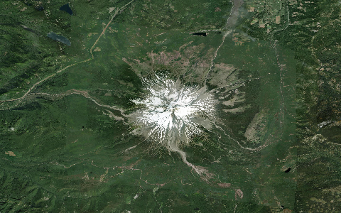 Mount Hood 3D Model